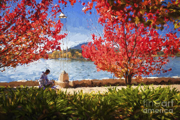 Autumn Art Print featuring the photograph Autumn in Canberra by Sheila Smart Fine Art Photography