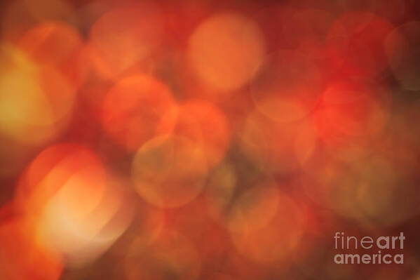 Abstract Art Print featuring the photograph Autumnal Amber by Jan Bickerton