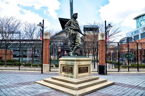 Babes Art Print featuring the photograph Babes Dream - Camden Yards by Bill Cannon