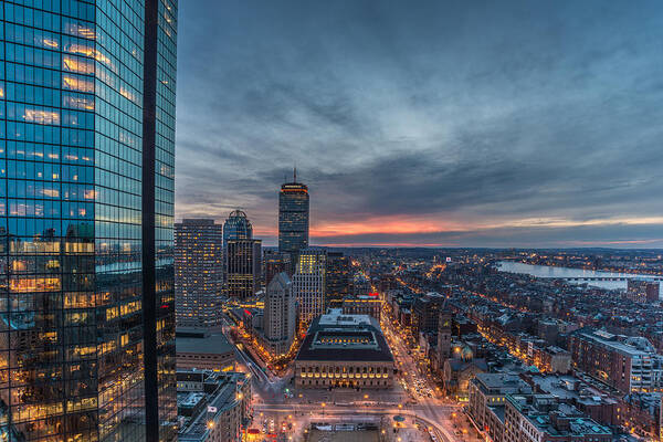 Boston Art Print featuring the photograph Back Bay by Bryan Xavier