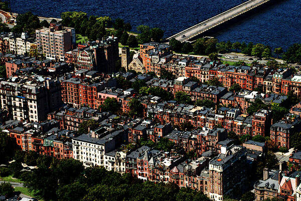 Boston Art Print featuring the photograph Back Bay by Norma Brock