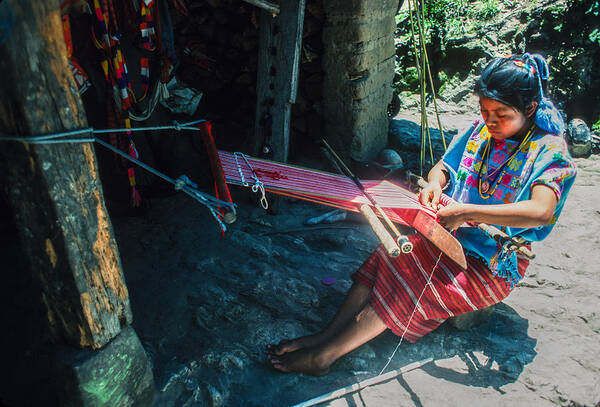 Acal Art Print featuring the photograph Backstrap Loom by Tina Manley