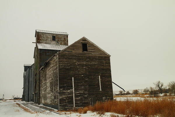 Small Towns Art Print featuring the photograph Bainville Montana by Jeff Swan