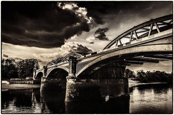 rail Bridge Art Print featuring the photograph Barnes Rail Bridge by Lenny Carter