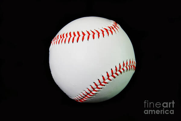 Baseball Art Print featuring the photograph Baseball by Danny Hooks