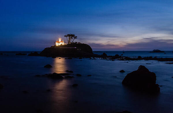 Battery Point Art Print featuring the photograph Battery Point by Mike Ronnebeck