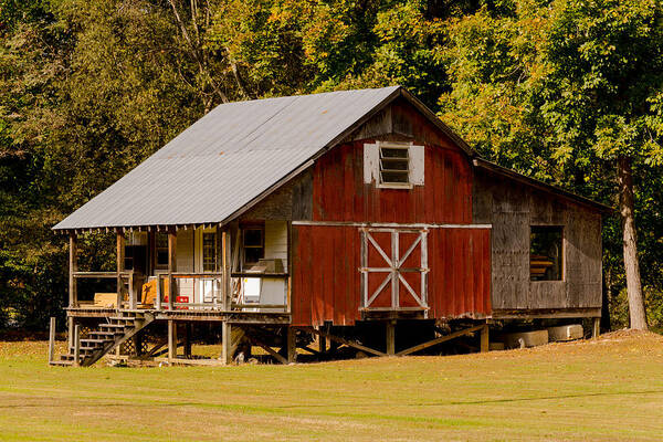 Barn Art Print featuring the photograph Be It Ever So Humble by John Carroll