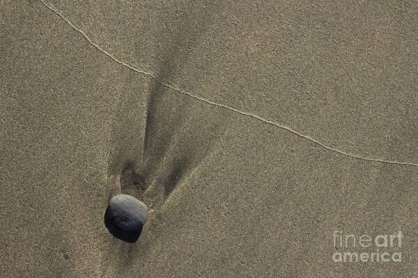 Beach Art Print featuring the photograph Beach Abstract 07 by Morgan Wright