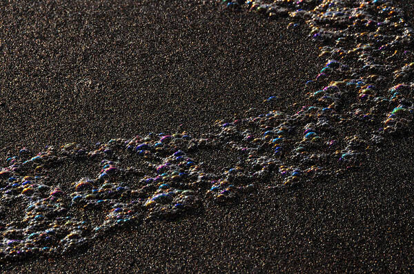 Beach Bubbles Art Print featuring the photograph Beach Bubbles - 6 of 8 by Scott Lenhart