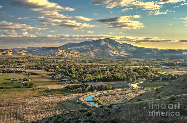 Gem County Art Print featuring the photograph Beautiful Valley by Robert Bales