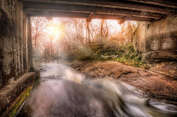 Bridge Art Print featuring the photograph Beauty From Under The Old Bridge by Brent Craft