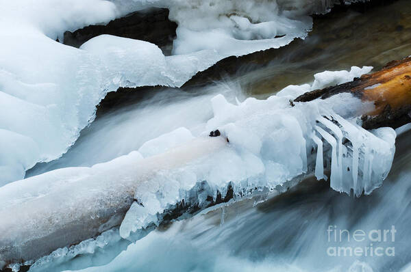 Ice Art Print featuring the photograph Beauty Of Winter Ice Canada 1 by Bob Christopher