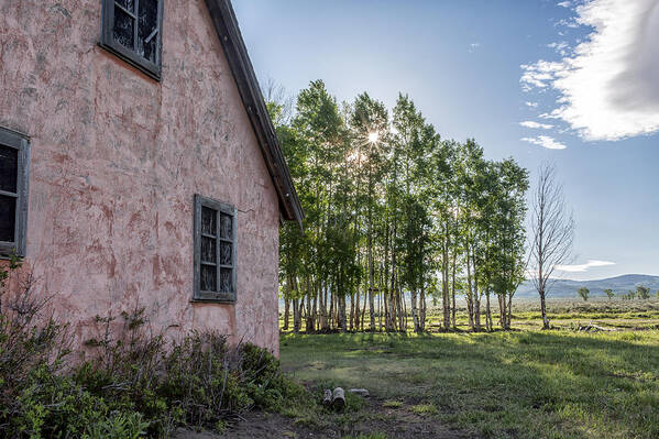 Horizontal Art Print featuring the photograph Behind the House by Jon Glaser