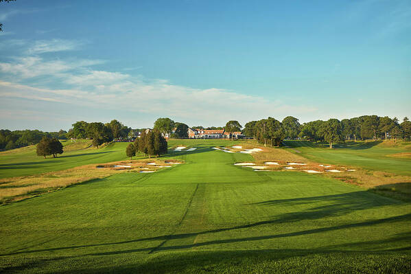 Sport Art Print featuring the photograph Bethpage Black Course Scenics by Gary Kellner