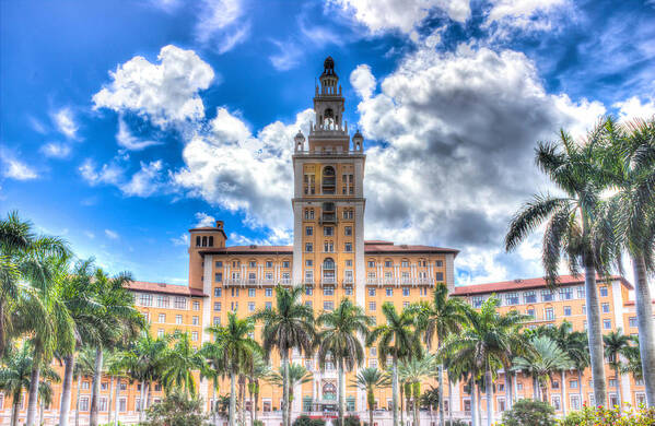 Biltmore Hotel Art Print featuring the photograph Biltmore Hotel By the Gables by George Kenhan