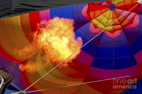 Blowing Hot Air Art Print featuring the photograph Blowing Hot Air by Gary Holmes