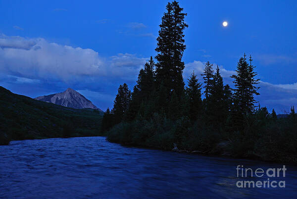 Crested Butte Art Print featuring the photograph Blue Missing You by Kelly Black