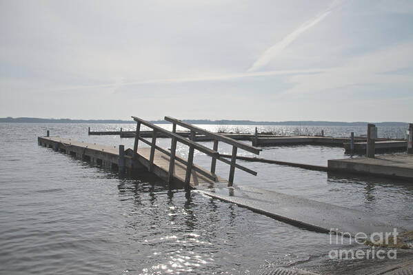 Seneca Lake Art Print featuring the photograph Boat Launch by William Norton