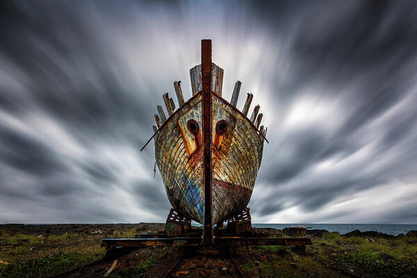 Perspective Art Print featuring the photograph Boat by Sus Bogaerts