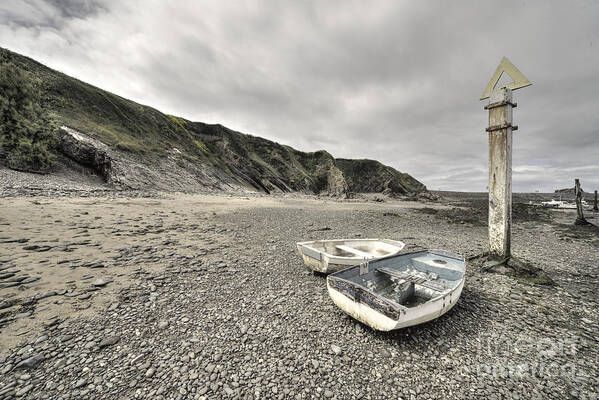 Bude Art Print featuring the photograph Boats at Bude by Rob Hawkins