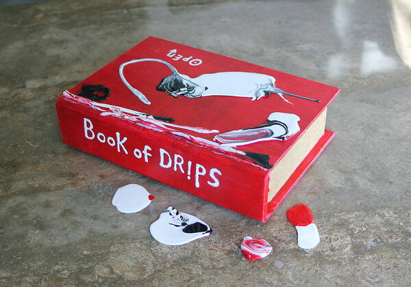 Innovative Art Print featuring the painting Book of Drips 2 by Madeleine Arnett