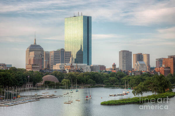 Clarence Holmes Art Print featuring the photograph Boston Skyline I by Clarence Holmes