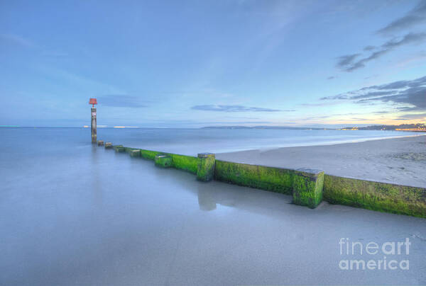 Yhun Suarez Art Print featuring the photograph Bournemouth Beach Sunset by Yhun Suarez