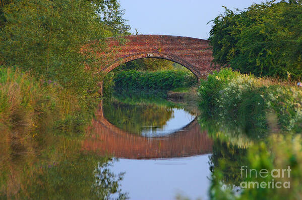 Oxford Art Print featuring the photograph Bridge over the Canal by Jeremy Hayden