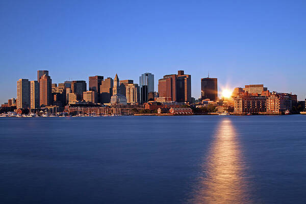 Boston Art Print featuring the photograph Bright and Sunny Boston by Juergen Roth