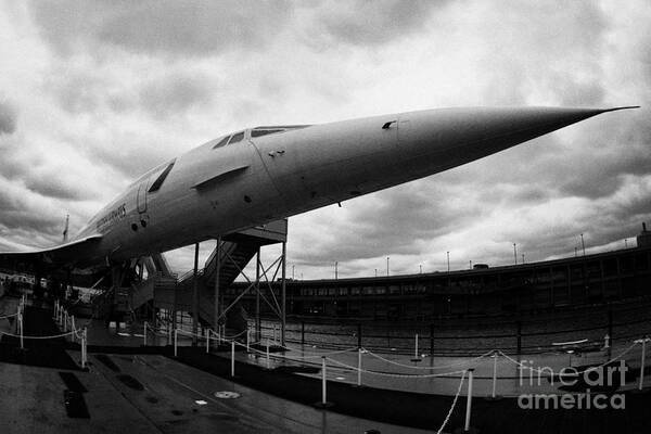 Usa Art Print featuring the photograph British Airways Concorde exhibit at the Intrepid Sea Air Space Museum new york by Joe Fox
