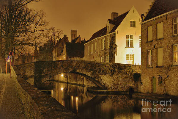 Bruges Art Print featuring the photograph Bruges Venice of the North by Brett Maniscalco