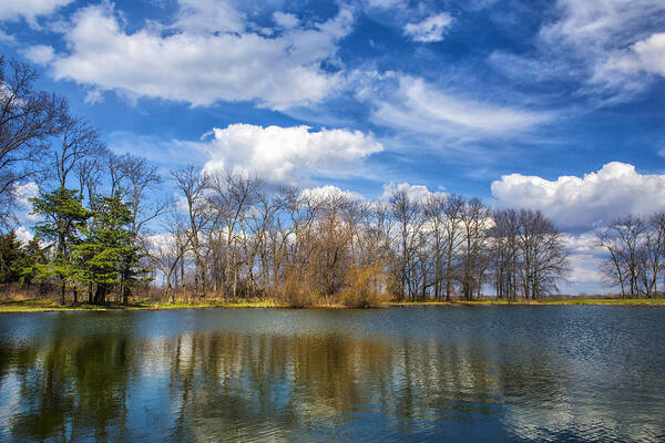 Nature Art Print featuring the photograph Busch Spring Filling In by Bill and Linda Tiepelman