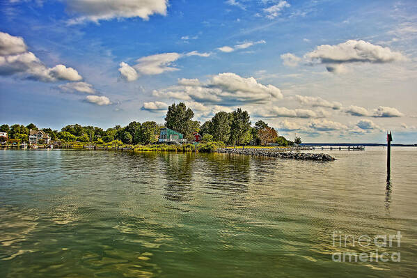 Tilghman Island Art Print featuring the photograph Calm Waters on the Choptank by SCB Captures