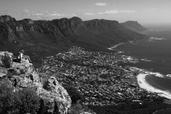 Africa Art Print featuring the photograph Camps Bay View Cape Town by Aidan Moran