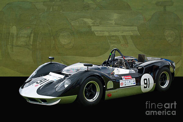 Can-am Art Print featuring the photograph Can-Am McLaren M1B by Stuart Row