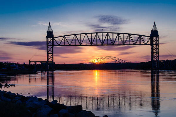 Cape Cod Canal Art Print featuring the photograph Canal Sunrise by Jennifer Kano