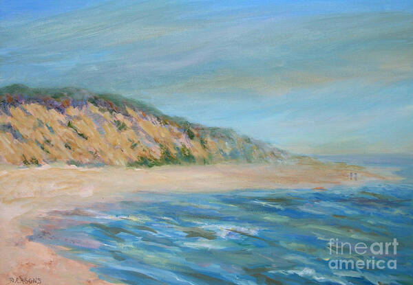 Cape Cod Art Print featuring the painting Cape Cod National Seashore by Pamela Parsons