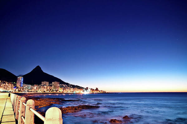 Scenics Art Print featuring the photograph Cape Town Sea Point by Ferrantraite