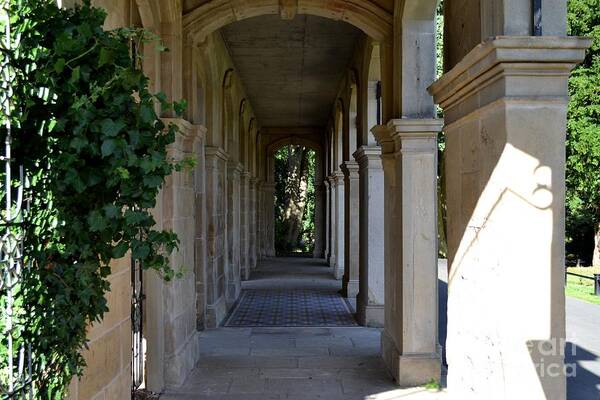 Cartographer Art Print featuring the photograph Captain Cook Museum Walkway by Scott Lyons