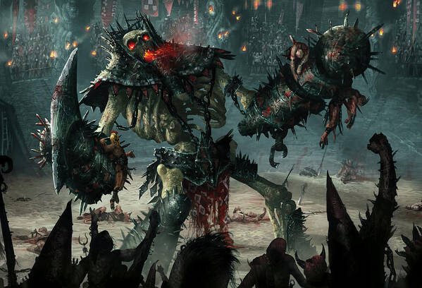 Mtg Art Print featuring the digital art Carnage Gladiator by Ryan Barger