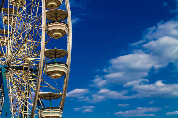 Ferris Wheel Art Print featuring the photograph Carnival Fun by Jessica Brown