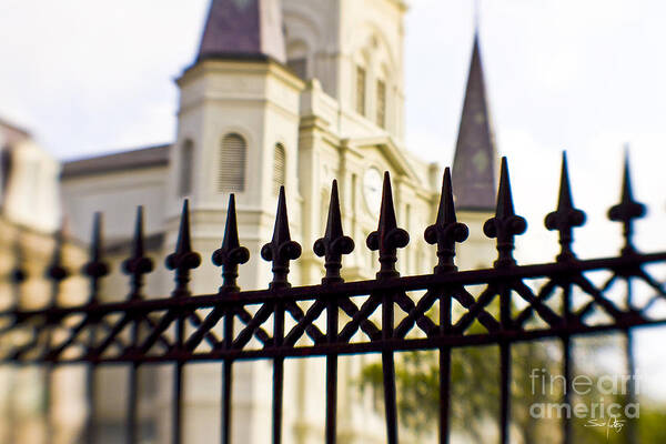 St. Louis Cathedral Art Print featuring the photograph Cathedral Basilica by Scott Pellegrin