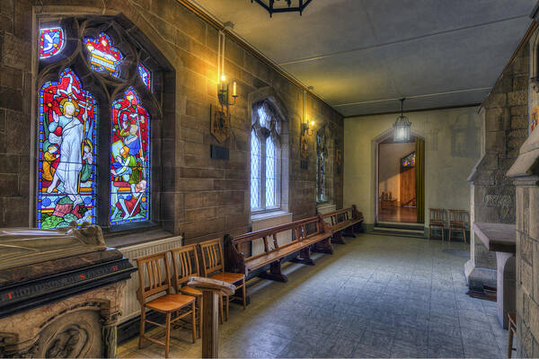 Church Art Print featuring the photograph Cathedral Hallway by Ian Mitchell