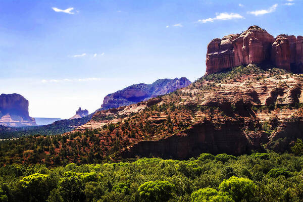 Color Art Print featuring the photograph Cathedral Rock -2 by Alan Hausenflock