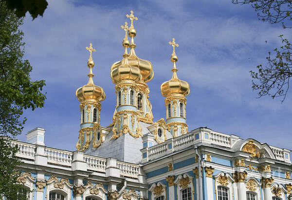 Catherine's Palace Art Print featuring the photograph Catherine's Palace by Victoria Harrington