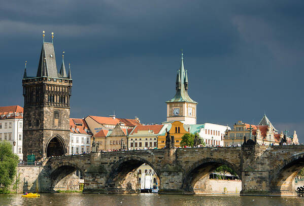 Charles Brigde Art Print featuring the photograph Charles Bridge Prague by Matthias Hauser