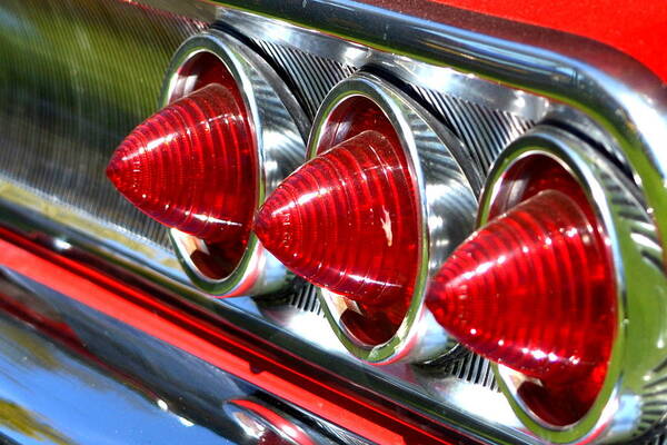 Stoplights Art Print featuring the photograph Chevy-1 by Dean Ferreira