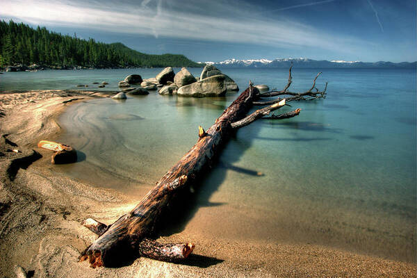 Tranquility Art Print featuring the photograph Chimney Beach, Lake Tahoe by Photo ©tan Yilmaz
