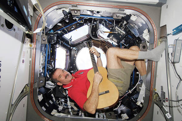 People Art Print featuring the photograph Chris Hadfield by Nasa