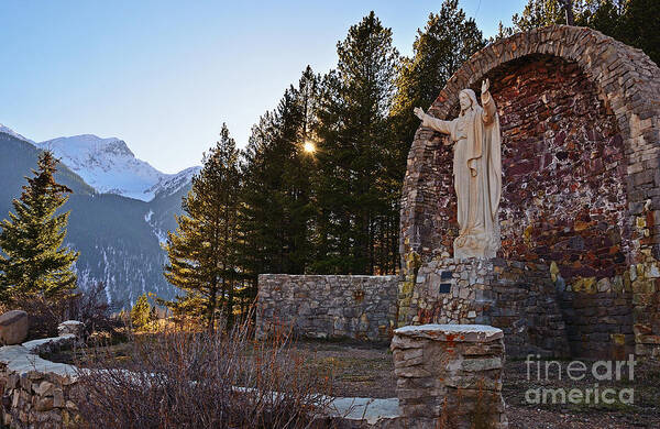 Jesus Christ Art Print featuring the photograph Christ of the Mines by Kelly Black